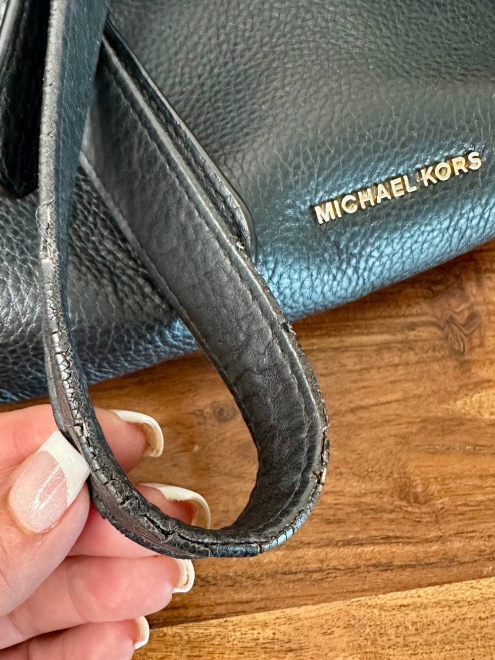 Michael Kors Large Leather Hobo Bag - Picture 12 of 16
